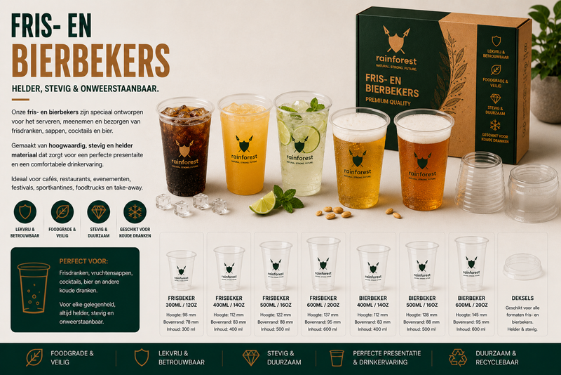 FRIS- EN BIERBEKERS COLLECTION